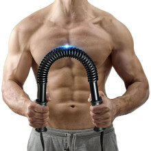 Power Twister Flex Bar för överkroppsträning, styrketräningsstång för överkroppen Kraftig armstödjare för bröst, axel, underarm,