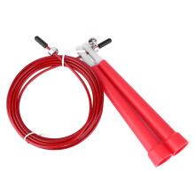 Steel Jumping Rope For Fitness Steel Wire Exercise Rope Adjustable Length With TPU Surface High Elasticity And Wear Resistance Ball Bearing System Smo
