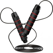 Adjustable Skipping Rope for Fitness, Rapid Speed Jump Ropes with Ball Bearings for Smooth Rotation, Tangle-Free Skipping Experience for Home Gym, Adj