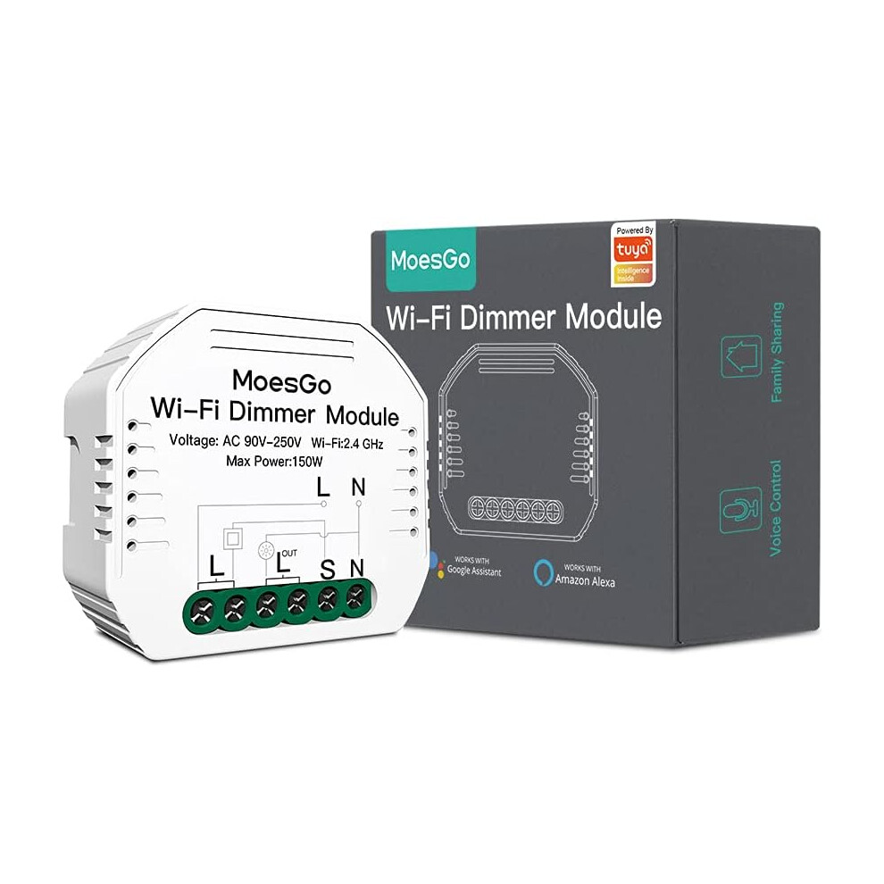 Switch Module For Intelligent Homes, Dimmer Switches With Remote Scheduling And App Integration, Smart Light Switch Voice Control Compatible With 9173940444102