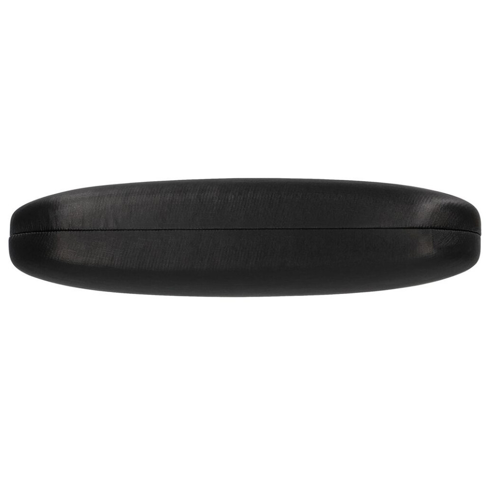 Eyeglass Case with Protective Lining, Hard Shell Eyewear Protector for Daily Glasses, Retro Leather Design with Flocked Lined Interior,