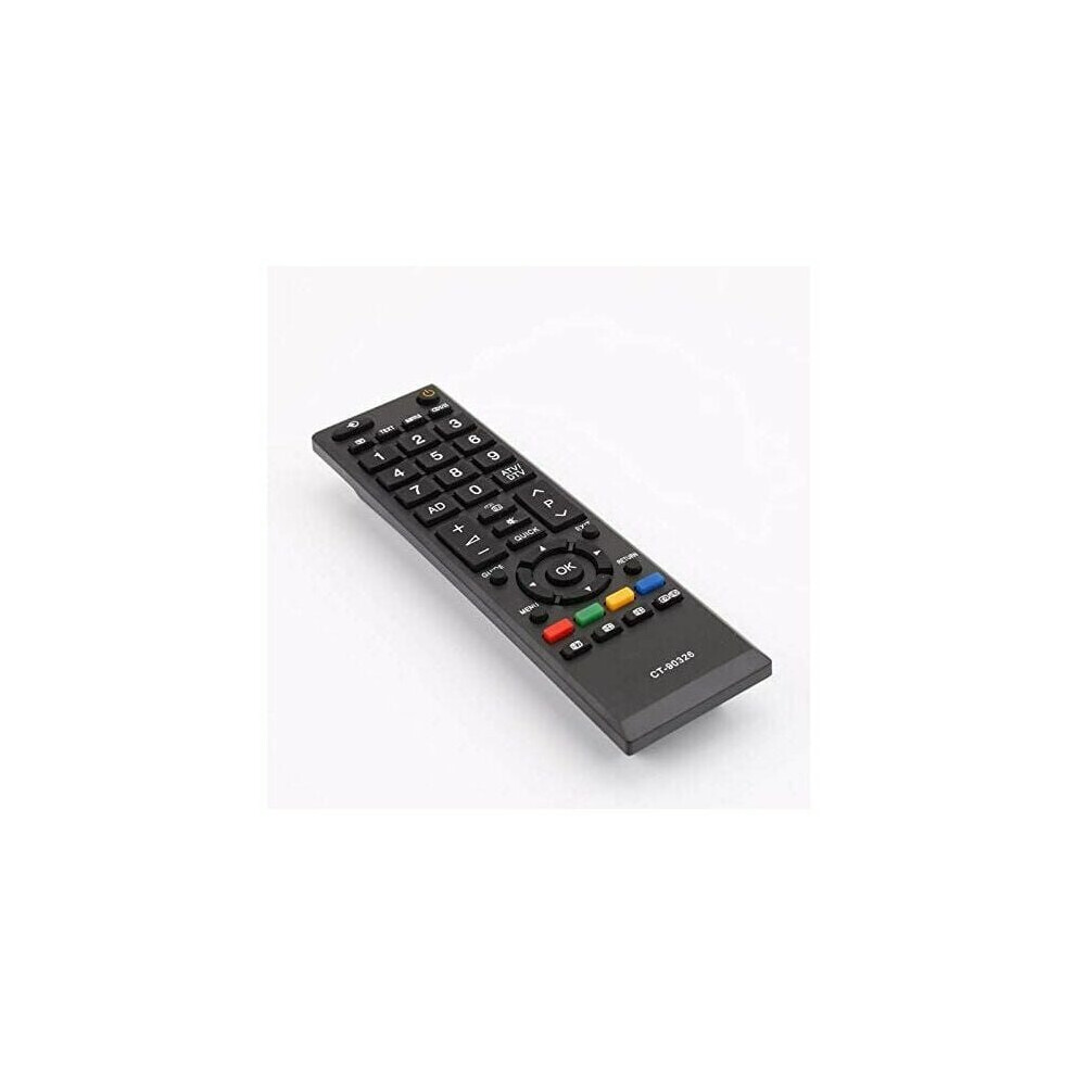 Replacement Remote Control For Toshiba Lcd Led Tv, Alkaline Battery Operated Easy Operation Universal Tv Remote With Long Transmission Distance And 9169997241504