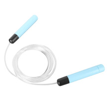 Corde à sauter LED avec poignées ergonomiques, bleu, batteries de 800mAh