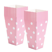 Elegant Party Favor Containers, Vibrant Colors Candy Box For Wedding Favors, Food Safe Easy Assembly Popcorn Holders, Premium Quality Classic Design,