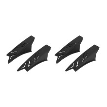 4Pcs Helmet Racing Ear Horns Motorcycle Helmet Horns Punk Style Scooter Motorbike Helmet Horn Motorcycle Accessories