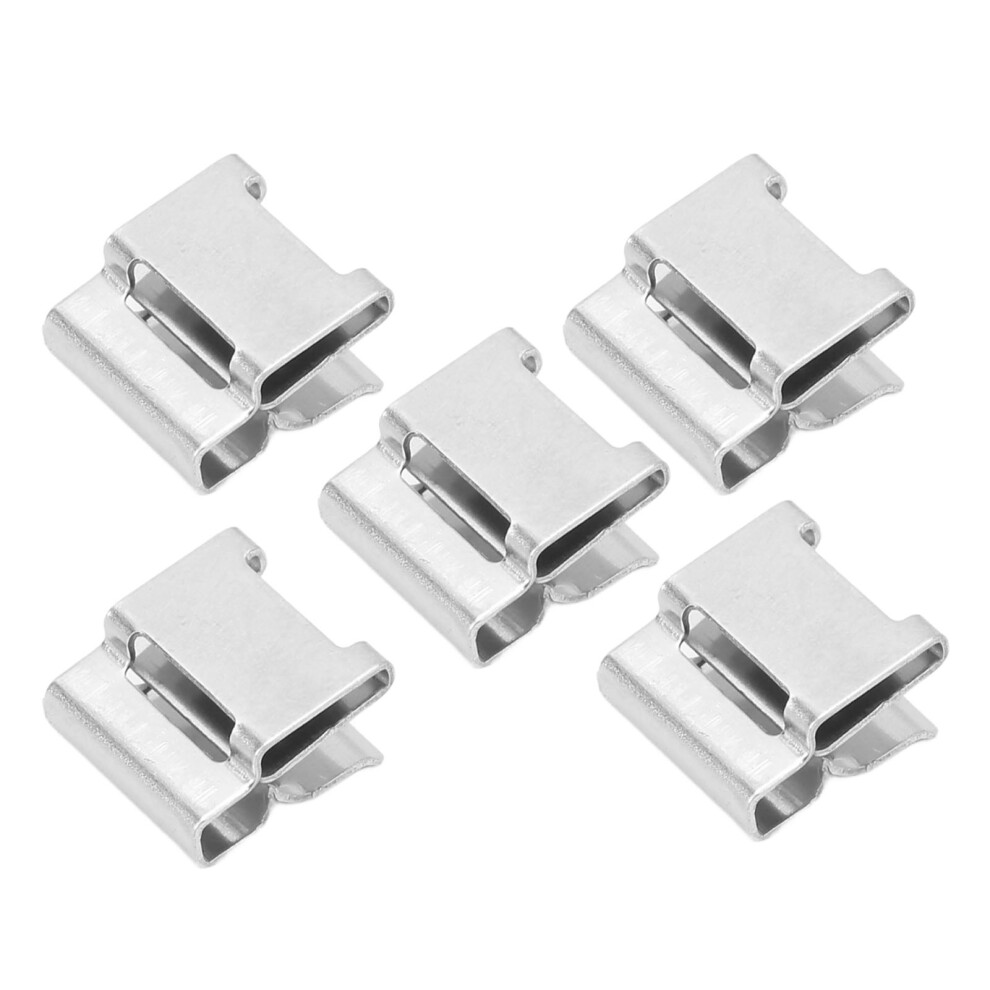 100Pcs Stainless Steel Solar Panel Cable Clips 304 Metal Wire Clamp 7631370901517