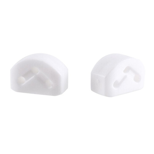 24 Pezzi Rulli per Chitarra Classica String Trees Fermo Guide Chiusure per Corde per Chitarra Morsetto per Dado, Bianca 2