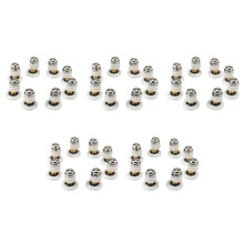 40PCS 25mm Diameter Shower Glass Sliding Door Hanging Wheel Roller Bathroom Sliding Cabinet Eccentric Pulleys