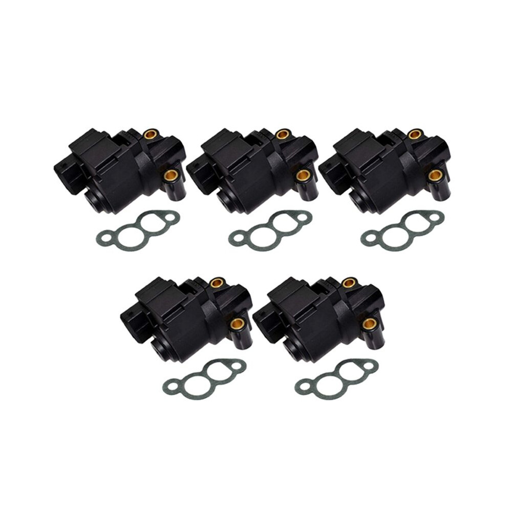 5X 35150-22600 Idle Speed Idle Air Control Valve For Accent Tiburon 00-06 For Motors Black 6032100136147
