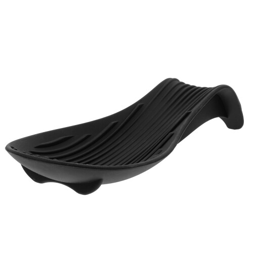 2Ud Reposacucharas Negro De Silicona Para Limpieza 1