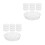 24Ud Platos Para Macetas Transparentes De Pet Protección 5