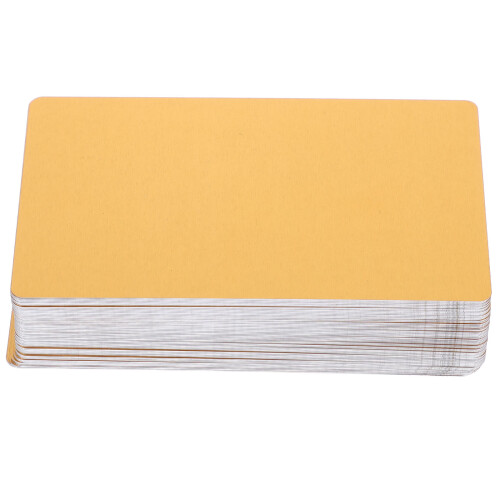300Ud Tarjetas De Dorado Para , Lisas Y Prácticas 2