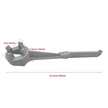 Bung Caps Includes 10 Thread Caps Drum Bung Hole Cap with Drum Wrench Drum Plug Bung Wrench for 15/30/55 Gallon Drum