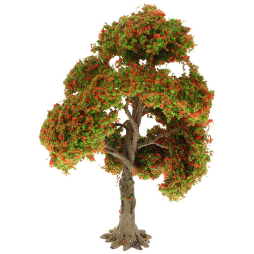 Mini Árboles Artificiales 15 Cm Con Base Para Diorama Jardín