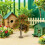 Mini Árboles Artificiales 15 Cm Con Base Para Diorama Jardín 5