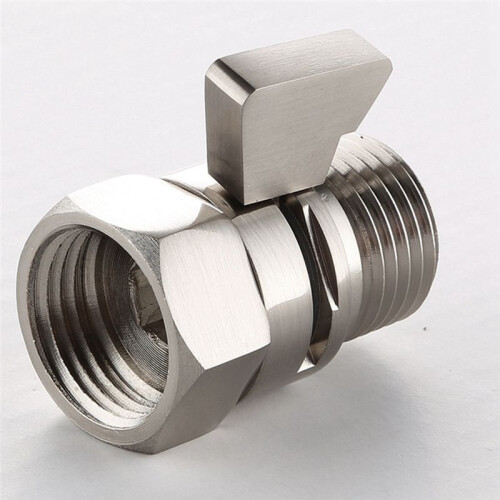 3PCS Duschkopf-Durchflussregelventil, Durchgangsventil 4 Punkte G1/2-Umschaltventil, Schalter-Duschabsperrventil 1