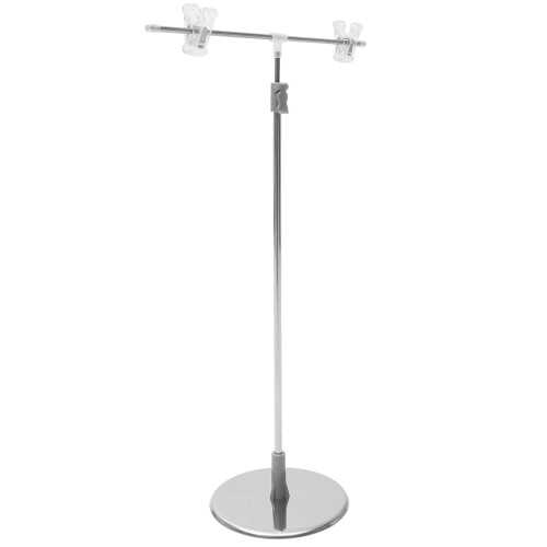 2Pièces Support Signalétique Mariage Inox Durable Argent 2