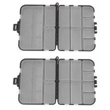 2X 26 Grid Storage Case Fishing Tool Box Fishing Tackle Case