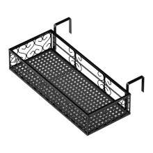 HäNgender Blumentopf, BalkongeläNder, Halter, GeläNder, HäNgender BlumenstäNder, PflanzgefäßE Aus Metall, Balkon-Blumengitter
