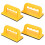 Wood Cutting Push  Stick Block 4-Pack Set – Angle Handle Foam Pad Holder Blocks for Cutting  Jointer, Table Saw 1