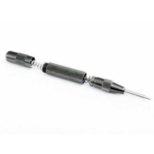 Adjustable Spring Pressure Heavy Duty Automatic Centre Punch Spring Loaded Metal Wood Press Dent  2Pc 1