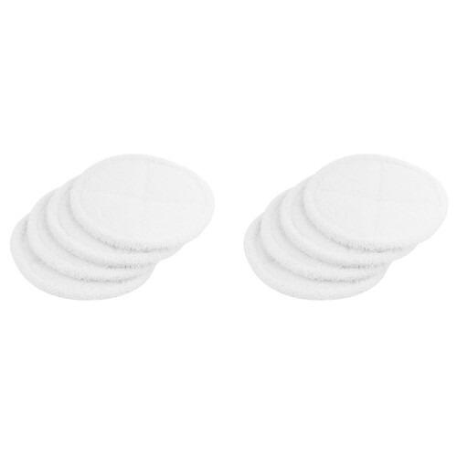 8 Pack Soft Contact Mop Pads Replacement for  Spinwave 2039A 2124 Powered Hard Floor Mop