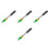 4Pièces Embouts Caoutchouc Tubes Fixation Bâtons De Randonnée Multi 9