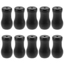 10Pcs Black Blind Cord Knobs - Plastic Pull Ends For Curtains