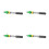 4Pièces Embouts Caoutchouc Tubes Fixation Bâtons De Randonnée Multi 6