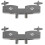 2X Metal Connecting Clamp Holder Bracket Percussion Drum Set for Cowbell Accessory 1