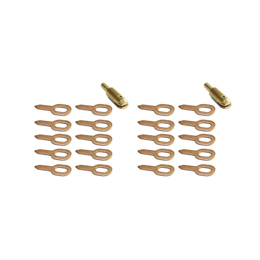 2Set Straight Pull Rings Pads Chuck Stud Spot Welding Kit Slide Hammer Dent Pulling Miracle System Gold 6034036761103