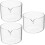 3Pièces Plat Cristallisation Verre Bec Verseur Transparent 9
