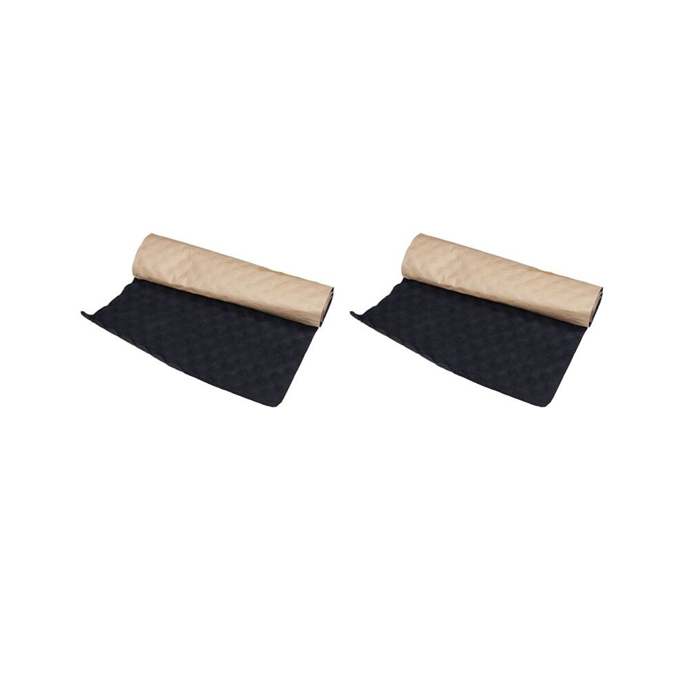 2Pcs 100X50cm Car Sound Deadener Mat Sound Deadening Noise Insulation Acoustic Dampening Foam Subwoofer Mat 4713298688237