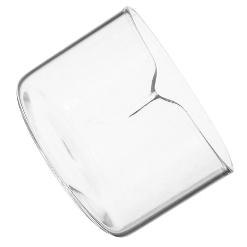 3Pièces Plat Cristallisation Verre Bec Verseur Transparent 1
