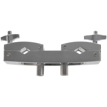 2X Metal Connecting Clamp Holder Bracket Percussion Drum Set for Cowbell Accessory