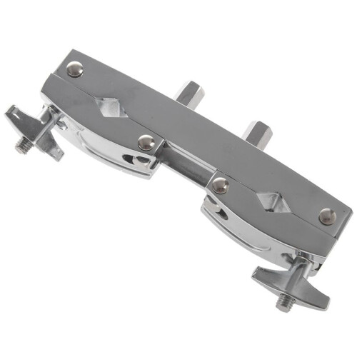 2X Metal Connecting Clamp Holder Bracket Percussion Drum Set for Cowbell Accessory 2