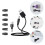 Lot De Câble Alimentation DC, USB Vers DC Adaptateur 5521 10