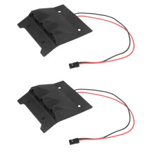 2X Plastic Roof Plate Trim with LED Light Set Fit for 1/5 HPI ROFUN ROVAN BAJA 5B 5T 5SC RC CAR PARTS