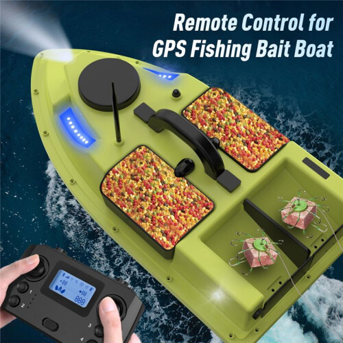 Fernbedienung für Angelköderboot mit LCD-Bildschirmanzeigen für D19 D20 GPS Angelköderboot Angelzubehör 2