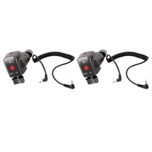 2X Kamera-Zoom-Controller DV-Kabel 2,5 mm Langlebige Kamerabuchse für -Fernbedienung für -Camcorder Acc, Remote-Camcorder