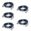 5Pièces Bnc À Câble Rg58 Noir Antenne Connecteur Précis 11