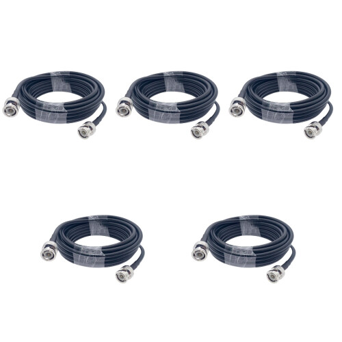 5Pièces Bnc À Câble Rg58 Noir Antenne Connecteur Précis 2