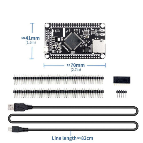 2X STM32F407VGT6 STM32 System Core Board STM32F407 Development Board F407 Single-Chip Learning Board 1