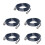 5Pièces Bnc À Câble Rg58 Noir Antenne Connecteur Précis 6