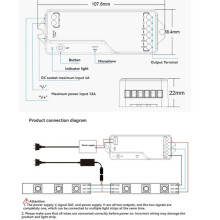 SPI WiFi RGB LED Controller DR03W Tuya WiFi LED Controller für WS2811 WS2812B WS2815 Adressierbare RGB LED Streifen Arbeit