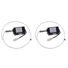 2X Normalmente Aperto CC 12V Dispositivo di Spegnimento del Motore Elettrovalvola di Arresto del Motore XHQ-PT Accensione Tipo di Estrazione Fiamma