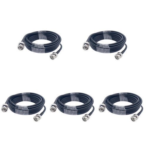 5Pièces Bnc À Câble Rg58 Noir Antenne Connecteur Précis 1