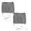 2Pièces Chauffe-Jambes Cosplay Viking Armures Fluffy Polyester 1