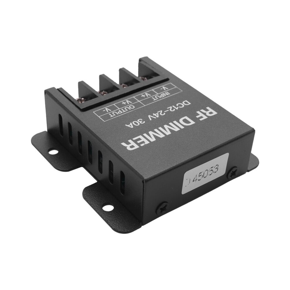 2X 12V Rf Led Dimmer Wireless Brightness 3 Keys Remote Controller 12V-24V 30A 720W For 5050 Single Color Strip Lights 4712170722410