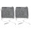 2Pièces Chauffe-Jambes Cosplay Viking Armures Fluffy Polyester 9